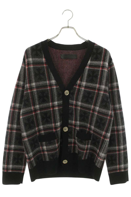 Chrome Hearts BIG CITY CH Plus Check Wool Cashmere Size S