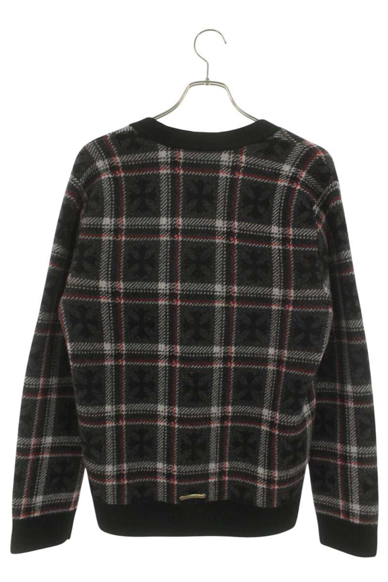 Chrome Hearts BIG CITY CH Plus Check Wool Cashmere Size S