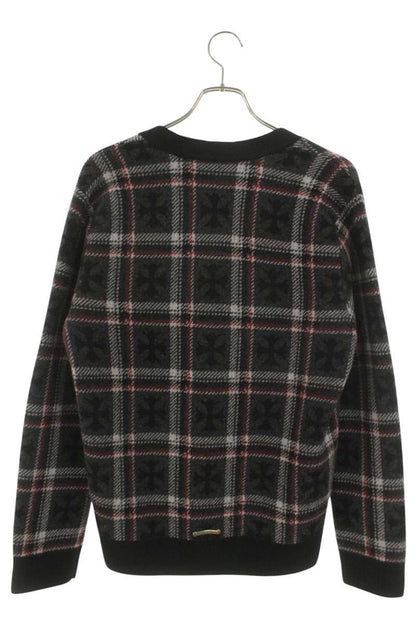 Chrome Hearts BIG CITY CH Plus Check Wool Cashmere Size S