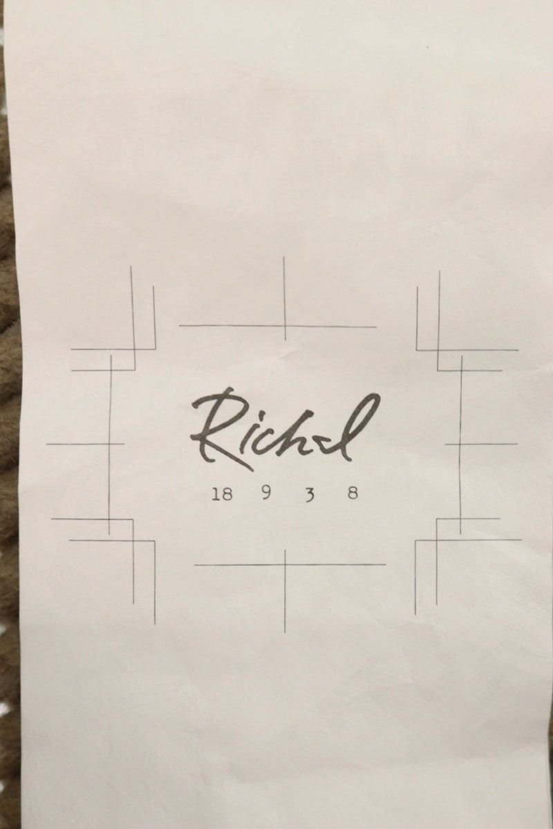 Rich I Wool Cardigan Beige Size FREE