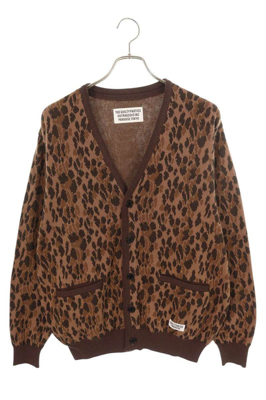 Wacko Maria 25SS leopard Cardigan Brown Size M