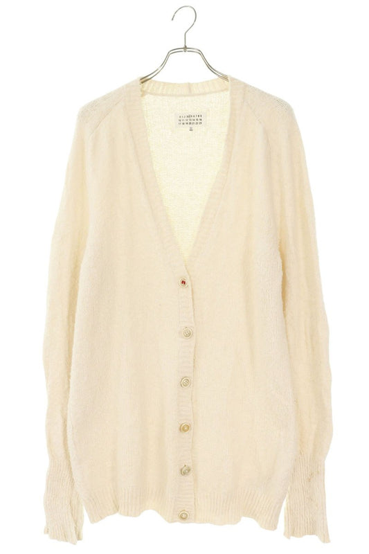 Maison Margiela 21AW Oversized Pile Cardigan White Size S