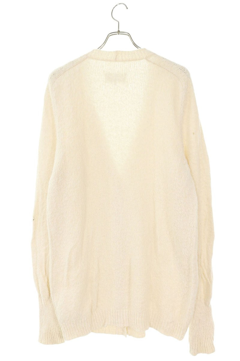 Maison Margiela 21AW Oversized Pile Cardigan White Size S