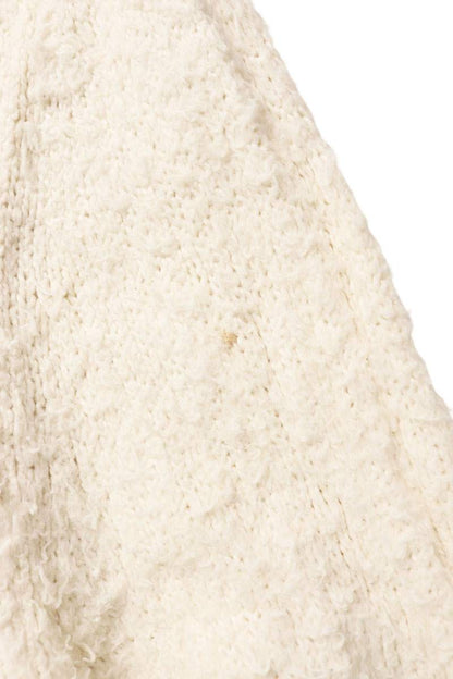 Maison Margiela 21AW Oversized Pile Cardigan White Size S