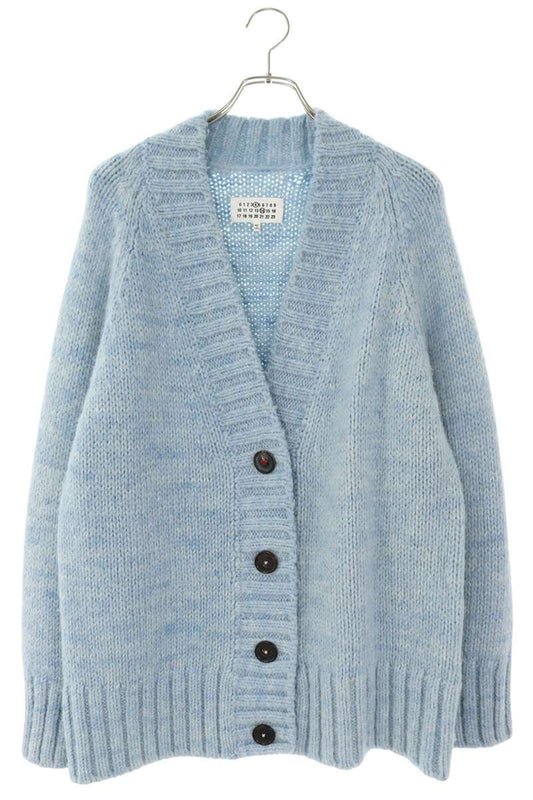 Maison Margiela Low Gauge Knit Cardigan Blue Size XS