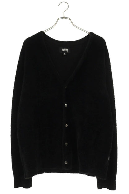 STUSSY Shaggy Cardigan Black Size M