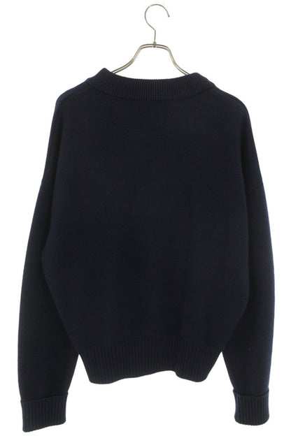 AMI Wool Cardigan Blue Size M