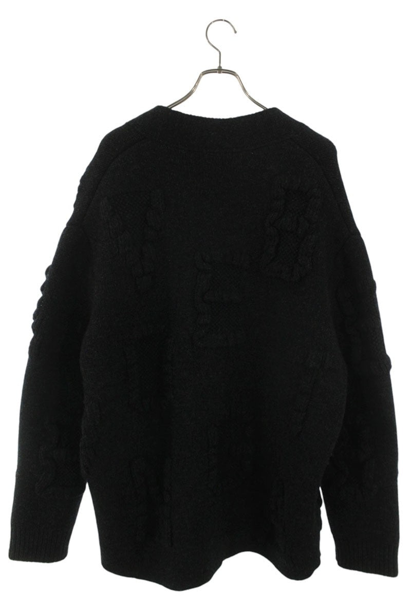 BOTTEGA VENETA Wool Cardigan Gray Size M