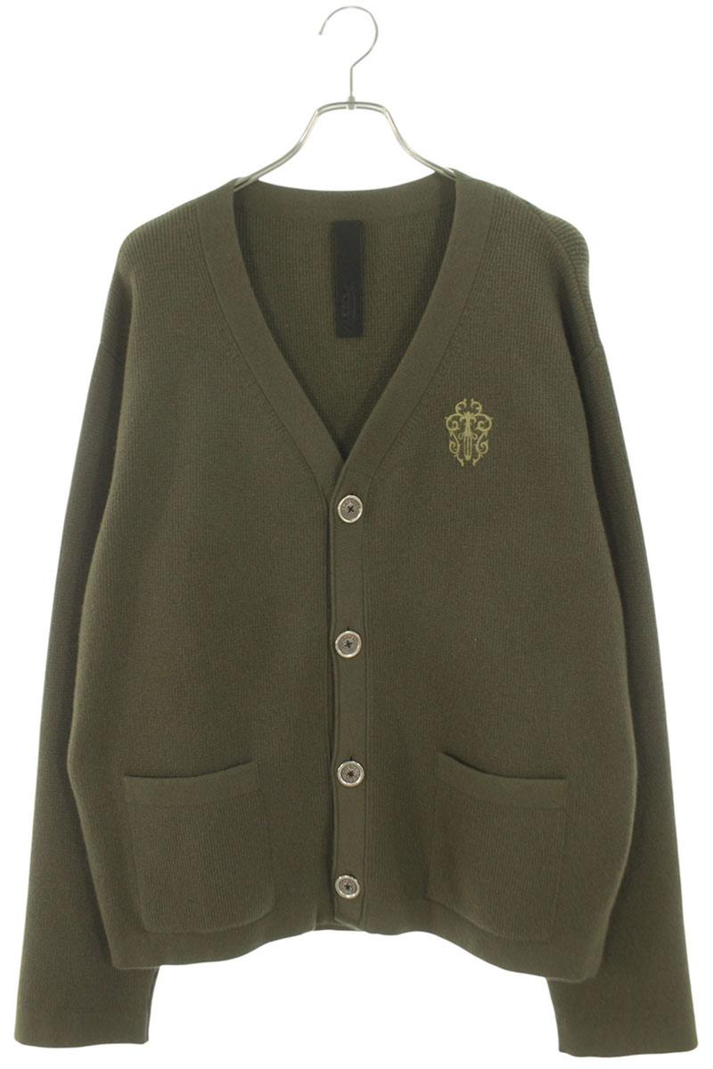 Chrome Hearts Vine Dagger Cashmere Knit Cardigan Size L