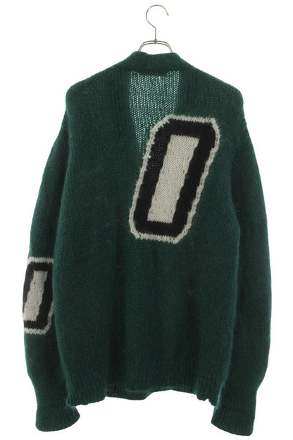 LOUISVUITTON 22AW Graphic Mohair Long Cardigan Green Size L