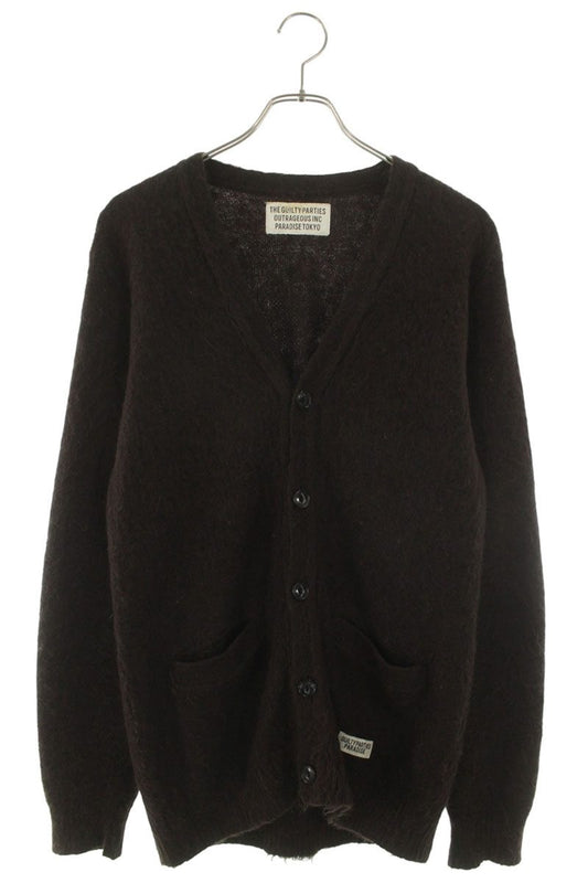 WACKO MARIA FW18 Wool Mohair Cardigan Brown Size S