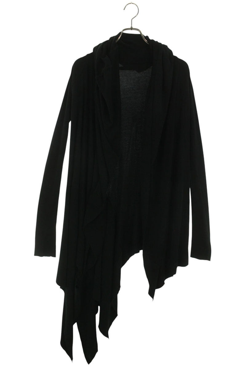 IF SIX WAS NINE WILD HORSE Asymmetric Cardigan Black Size S