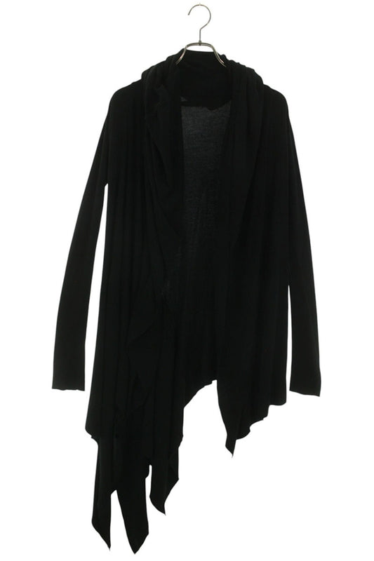 IF SIX WAS NINE WILD HORSE Asymmetric Cardigan Black Size S