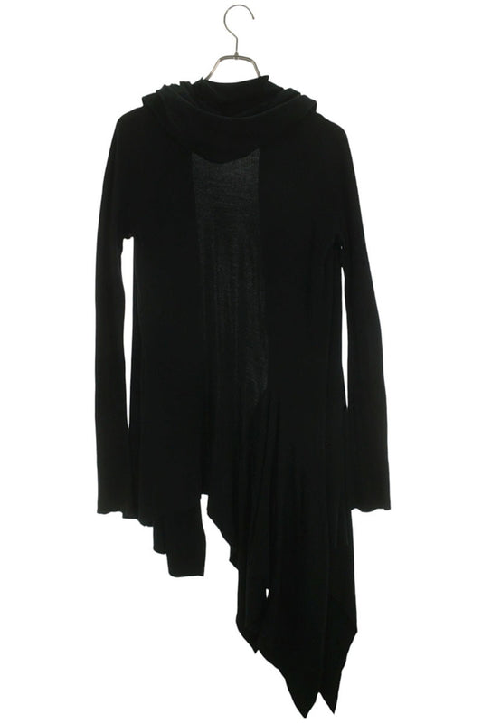 IF SIX WAS NINE WILD HORSE Asymmetric Cardigan Black Size S