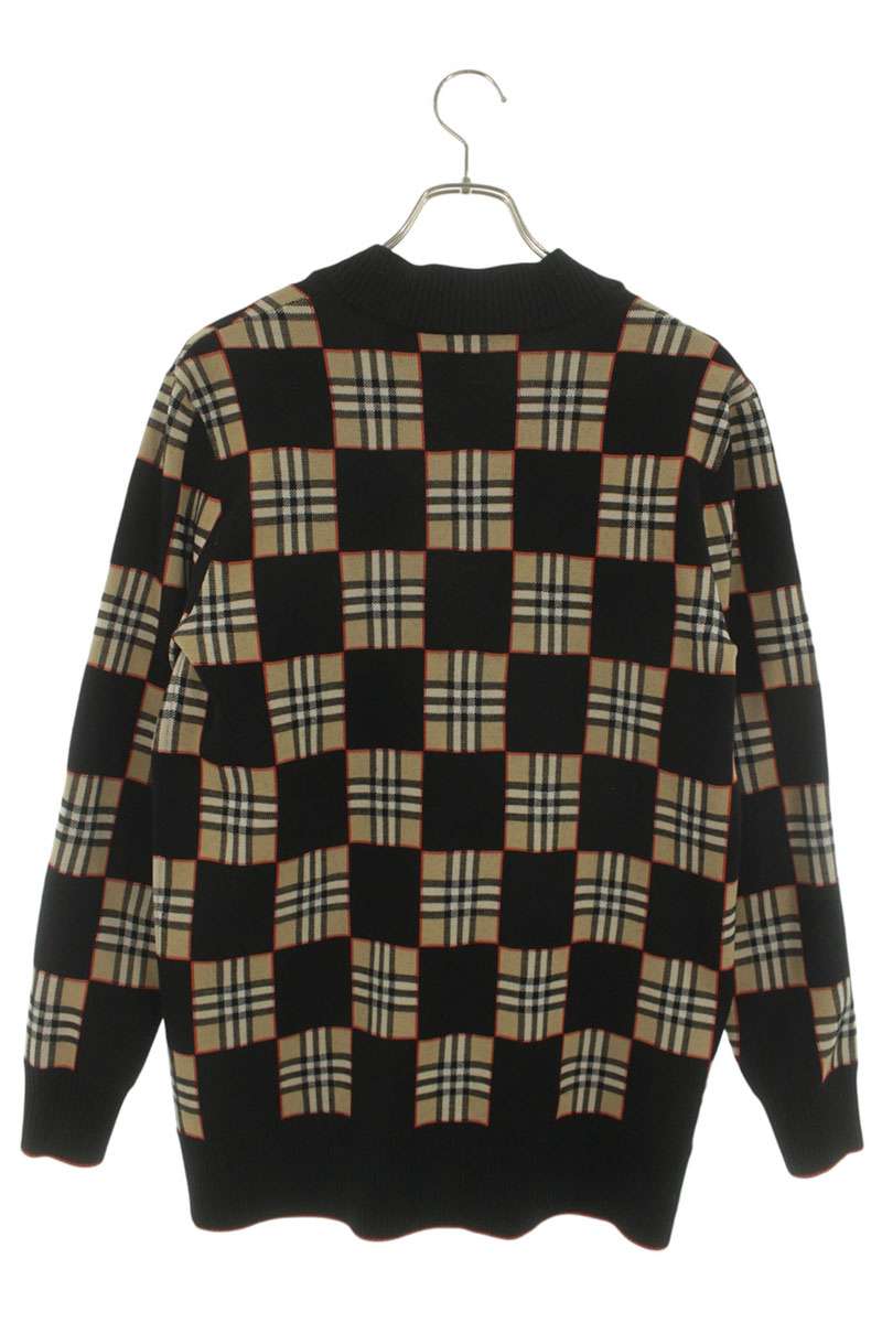 Burberry Check Cardigan Brown Multi Size XS