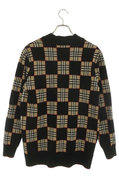 Burberry Check Cardigan Brown Multi Size XS