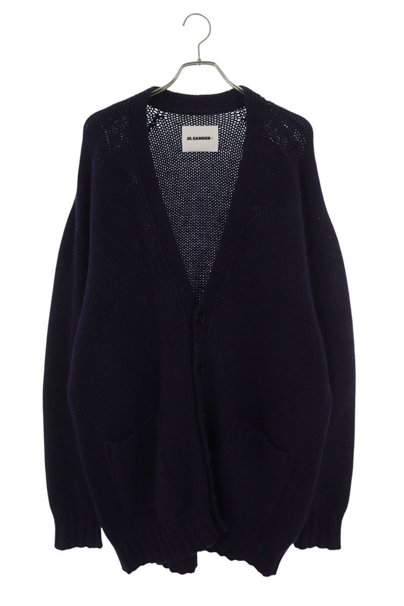 JILSANDER Oversized Wool Cardigan Purple Size XXL