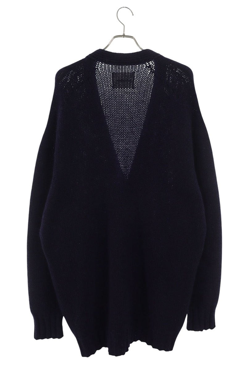 JILSANDER Oversized Wool Cardigan Purple Size XXL