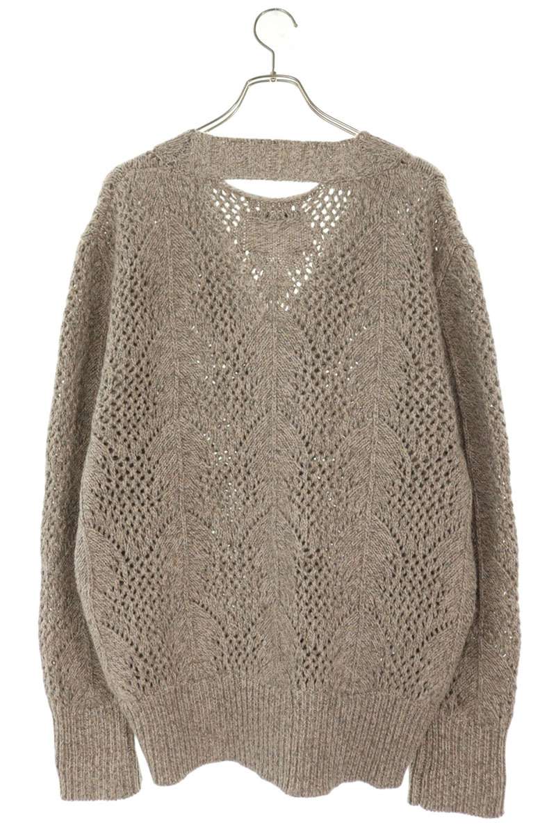 NULLUS Wool Cardigan Gray Size M