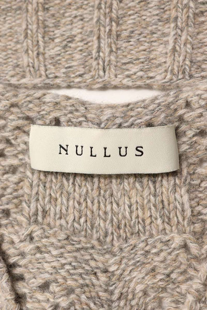 NULLUS Wool Cardigan Gray Size M