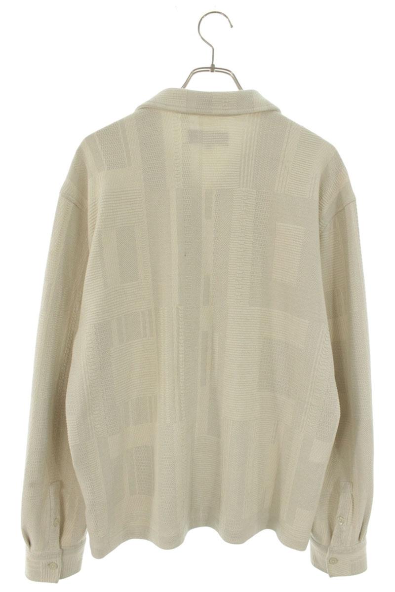 KITH Geometric Cotton Cardigan Off-White Size S