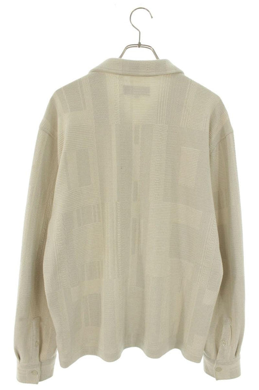 KITH Geometric Cotton Cardigan Off-White Size S