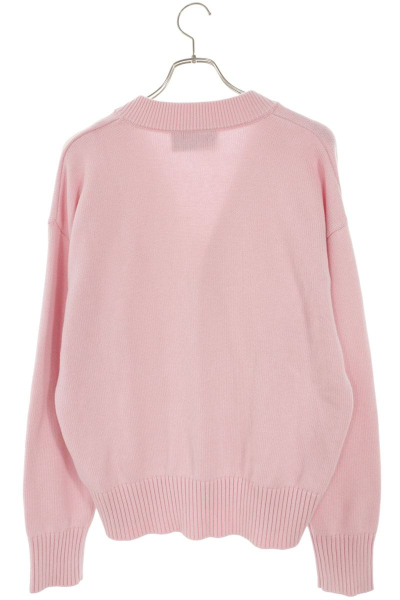 AMI Alexandre Mattiussi Tanabata Heart Logo Cardigan Size S