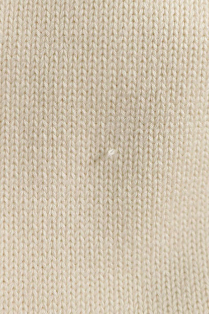 AMI Alexandre Mattiussi Logo Cardigan Off-White Size S