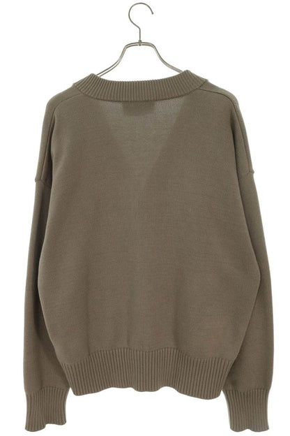 AMI Alexandre Mattiussi Logo Cardigan Gray Size L