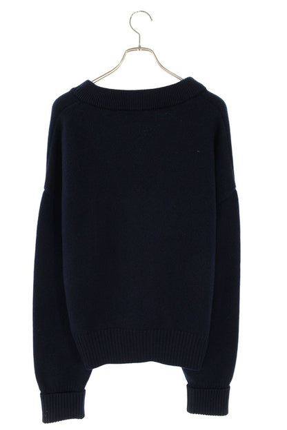 AMI Alexandre Mattiussi Wool Ami de Coeur Cardigan Size L