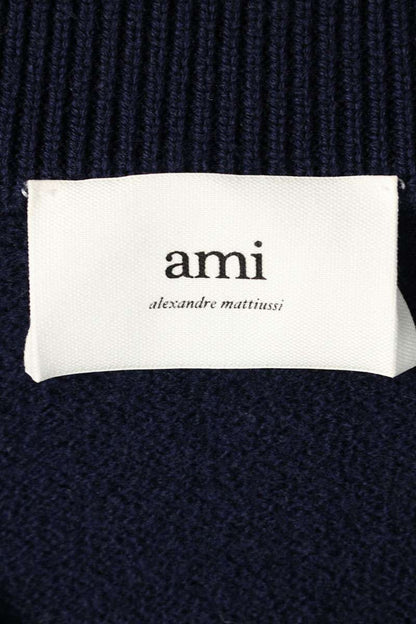 AMI Alexandre Mattiussi Wool Ami de Coeur Cardigan Size L