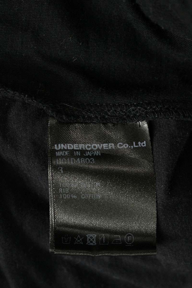 UNDERCOVER 24SS Cotton TEE Custom Cardigan Black Size L