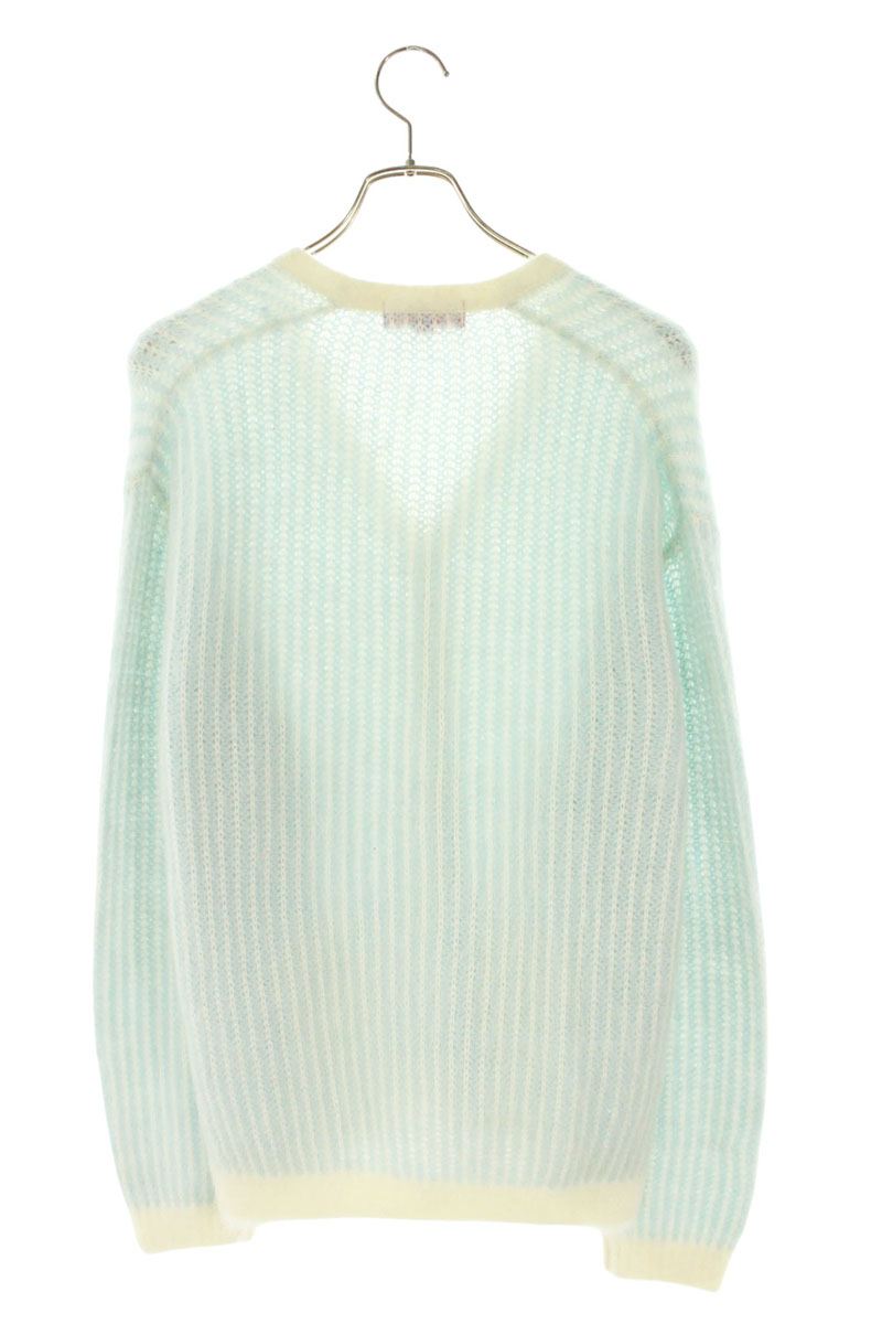 SUPREME 25SS 2-Tone Mohair Wool Cardigan Size M