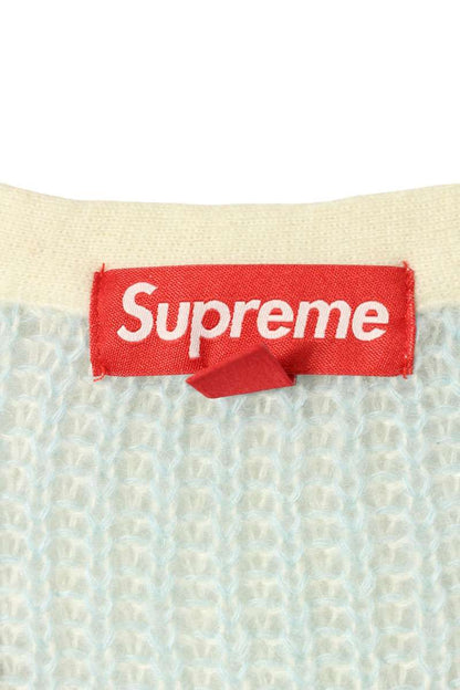 SUPREME 25SS 2-Tone Mohair Wool Cardigan Size M