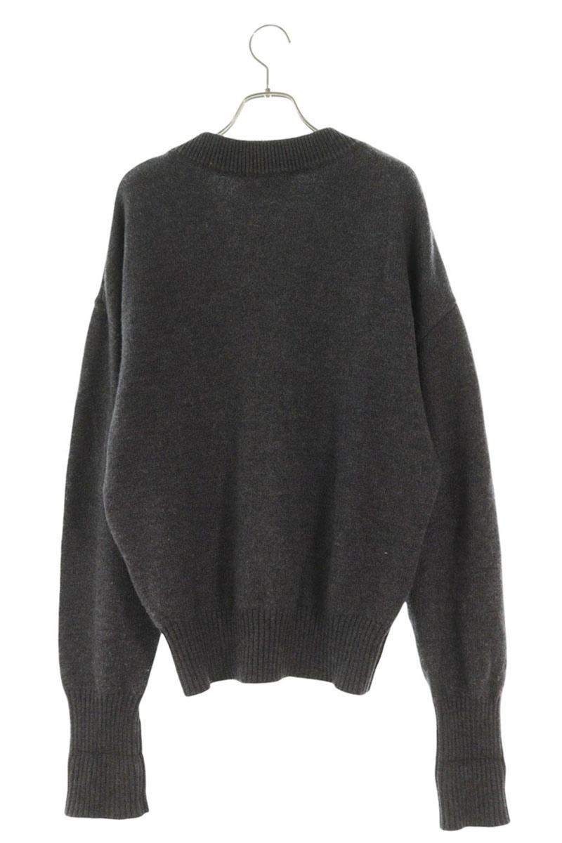 AMI Alexandre Mattiussi Multi Wool Heart A Cardigan Size M