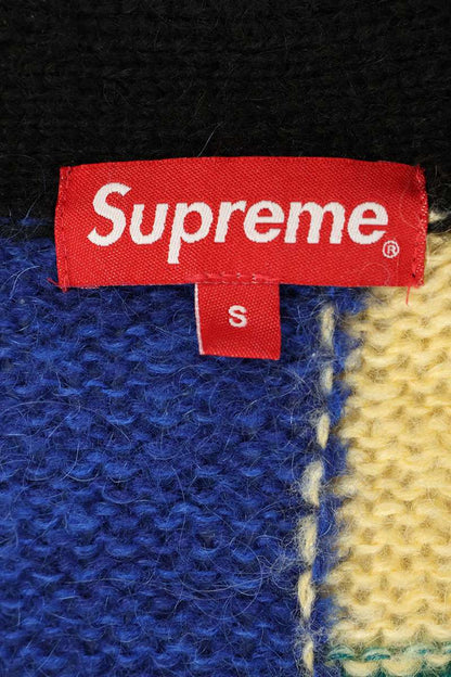 SUPREME 19SS Patchwork Mohair Cardigan Multi Size S