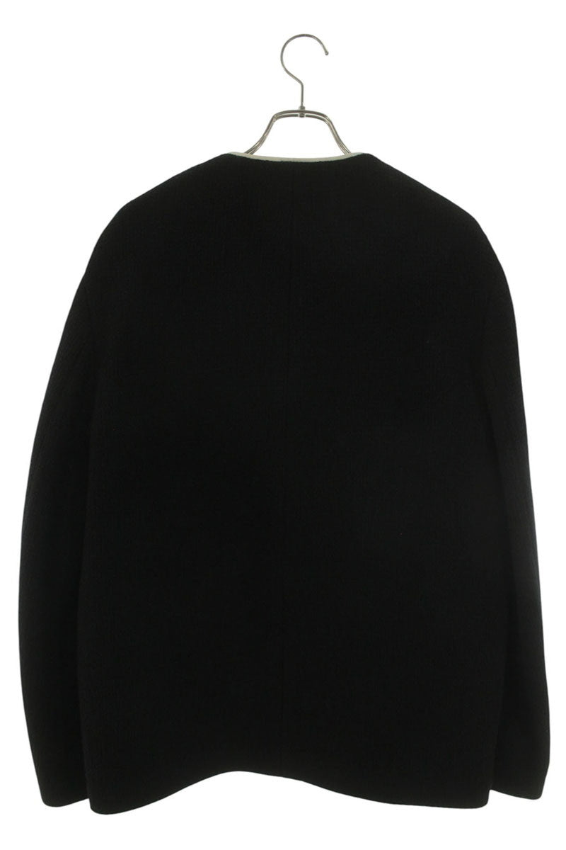 GUCCI Black Wool Blend Logo Cardigan Size S