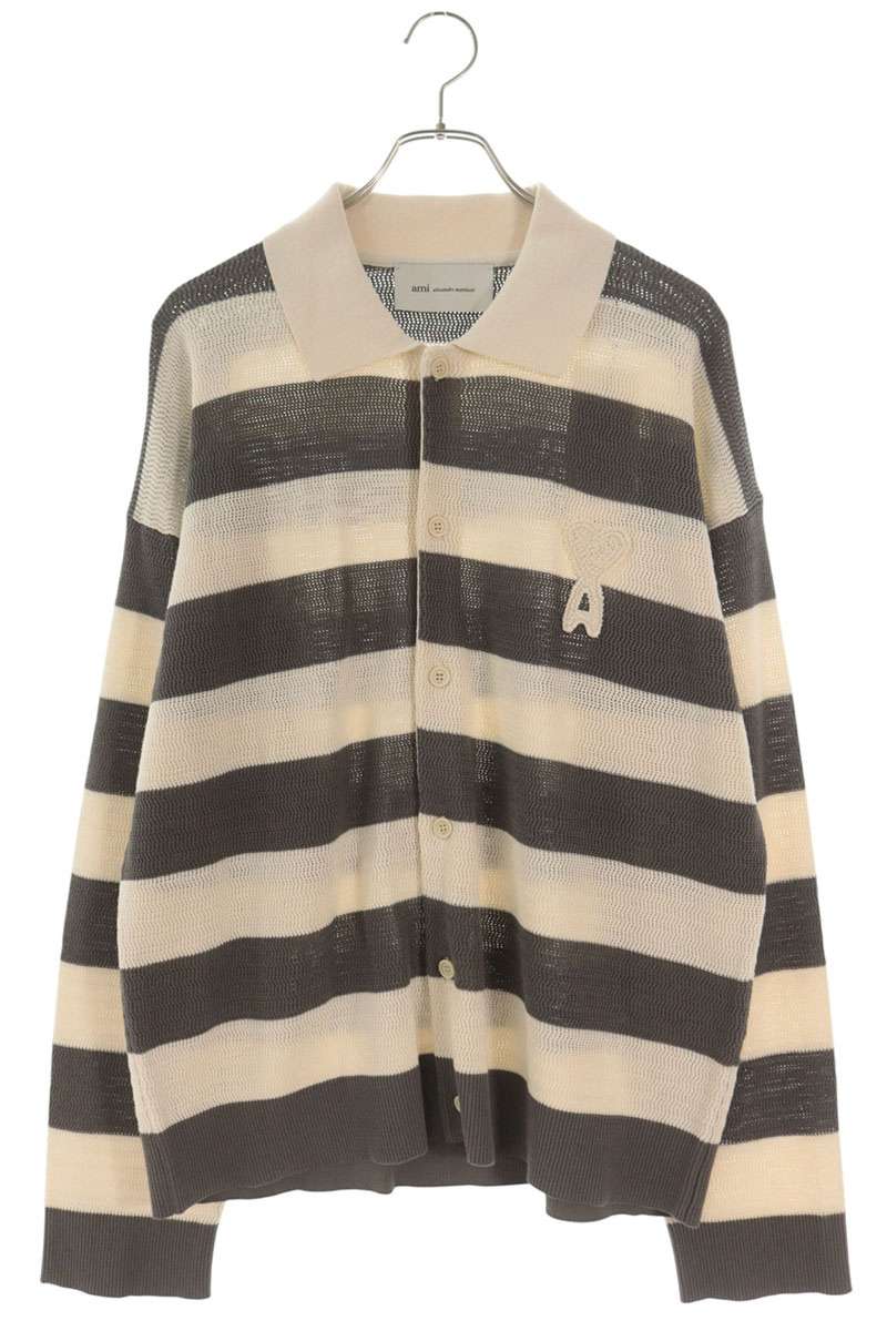 AMI Alexandre Mattiussi 26SS Multi Cotton Border Size L