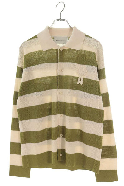 AMI Alexandre Mattiussi 26SS Cotton Striped Heart Size M
