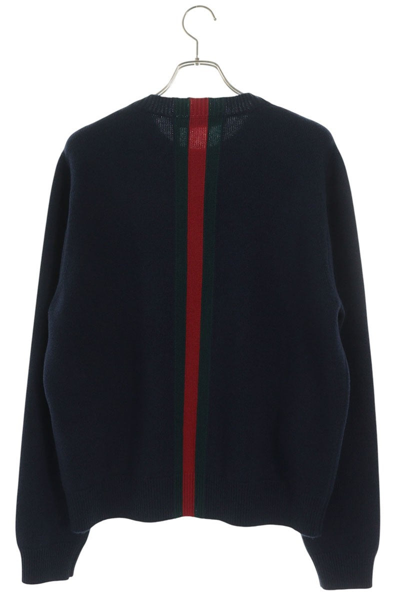 GUCCI SS26 Wool Web Stripe Cardigan Multi Size L