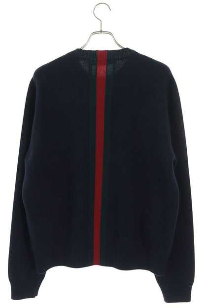 GUCCI SS26 Wool Web Stripe Cardigan Multi Size L