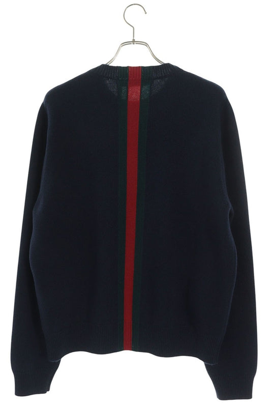 GUCCI SS26 Wool Web Stripe Cardigan Multi Size L