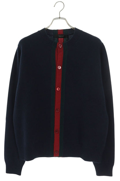 GUCCI SS26 Wool Web Stripe Cardigan Multi Size M