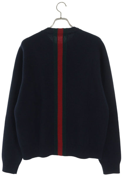 GUCCI SS26 Wool Web Stripe Cardigan Multi Size M
