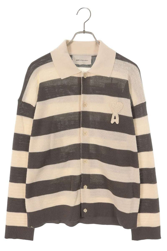 AMI Alexandre Mattiussi 26SS Cotton Striped Multi Size M