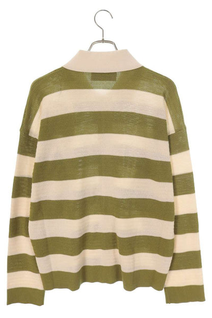 AMI Alexandre Mattiussi 26SS Cotton Striped Heart Size L