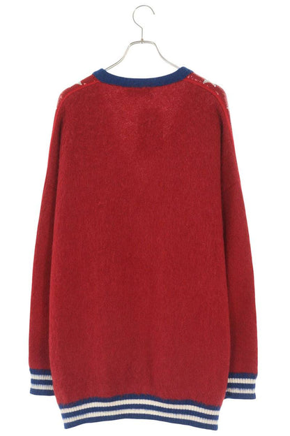 CELINE Star Sequin Alpaca Wool Knit Cardigan Multi Size XL