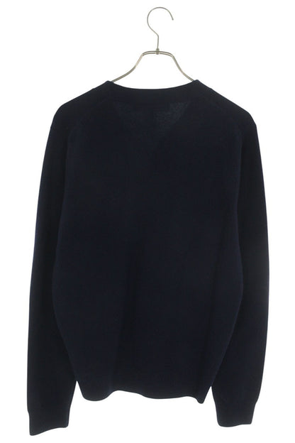 COMME des GARCONS SHIRT Navy Wool Knit Cardigan Size S