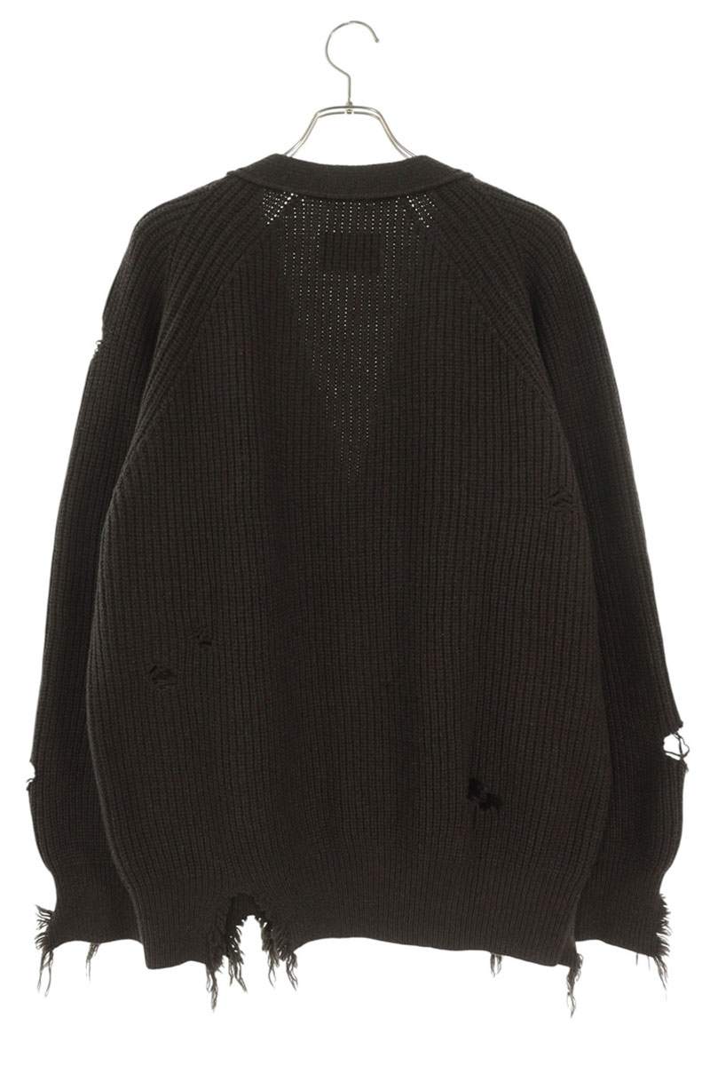 stein Milled Damage Knit Cardigan Brown Size S
