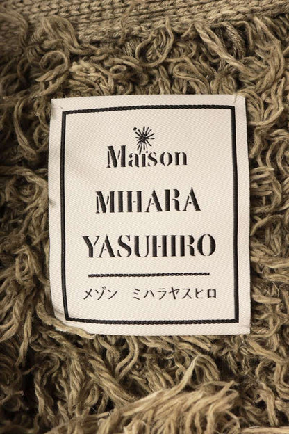 MIHARAYASUHIRO Beige Cotton Blend Cardigan Size 48